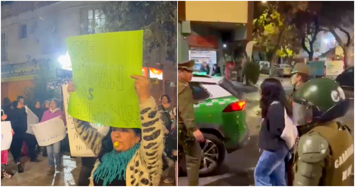 Manifestación por denuncia de violación grupal en el barrio Yungay culmina con desórdenes y detenidos