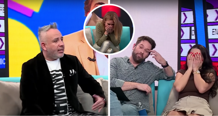 Sergio Marabolí y panelistas de Sígueme en referencia a revelación de nuevo animador