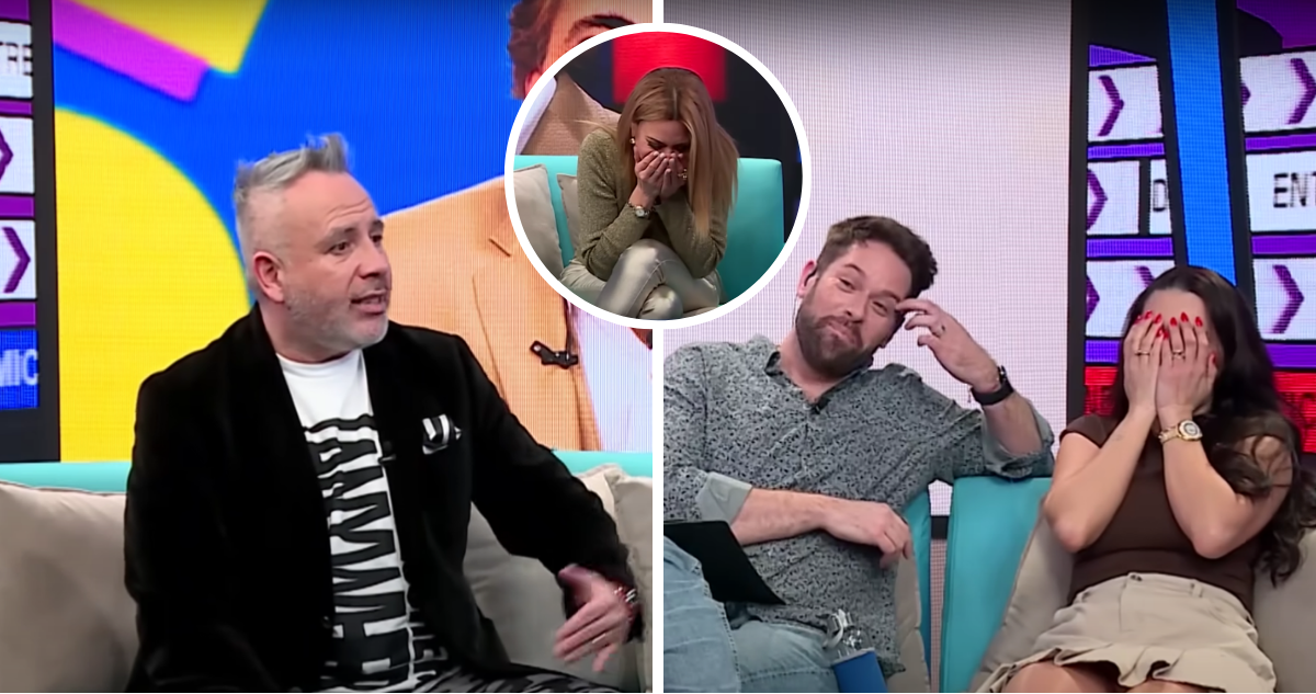 Sergio Marabolí y panelistas de Sígueme en referencia a revelación de nuevo animador