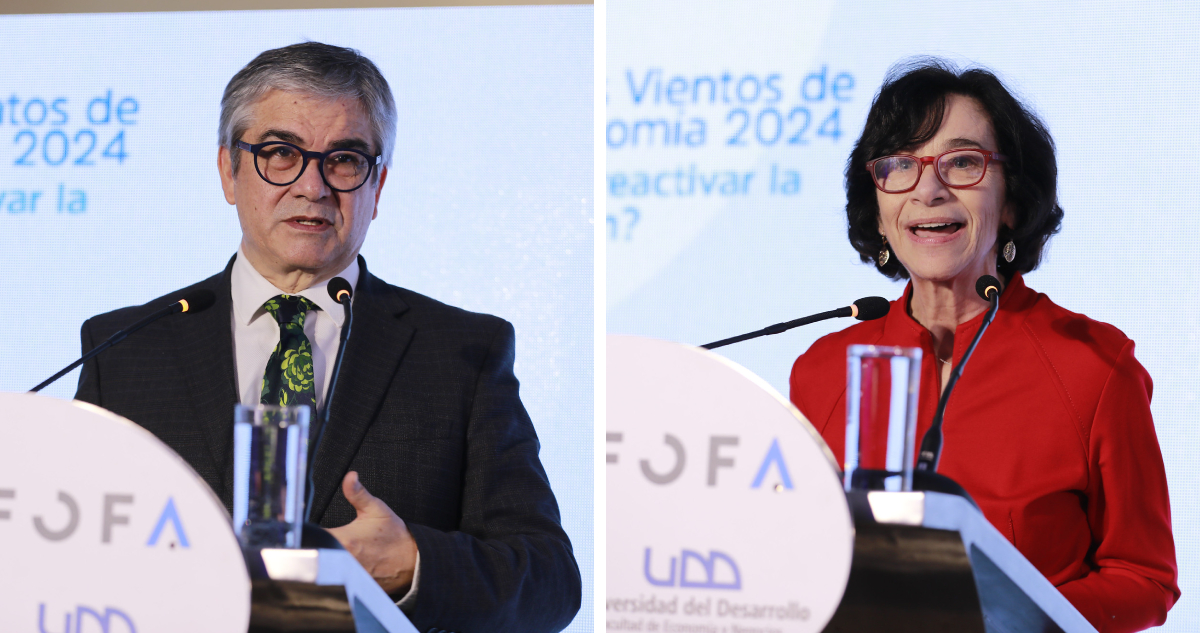 izquierda: ministro marcel derecha: presidenta del banco central, rosanna costa