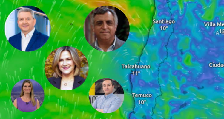 meteorólogos favoritos de los chilenos
