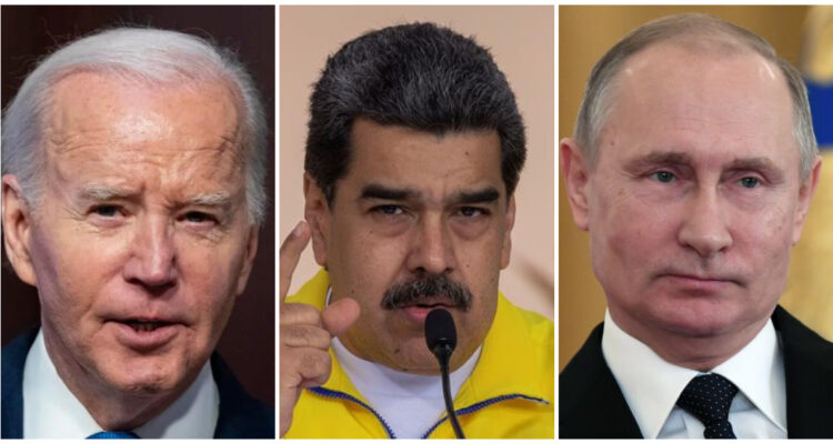 Joe Biden, Nicolás Maduro y Vladimir Putin