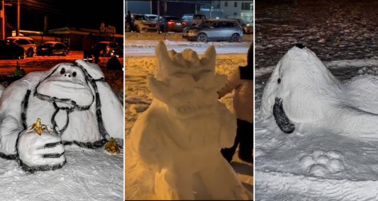 Concurso de Monos de Nieve en Punta Arenas