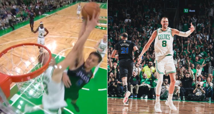 Porzingis machacó a Dallas Mavericks junto a Boston Celtics.