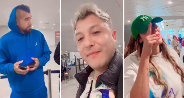 “No grabes más”: Sergio Rojas protagoniza incómodo encuentro con Arturo Vidal y Sonia Isaza