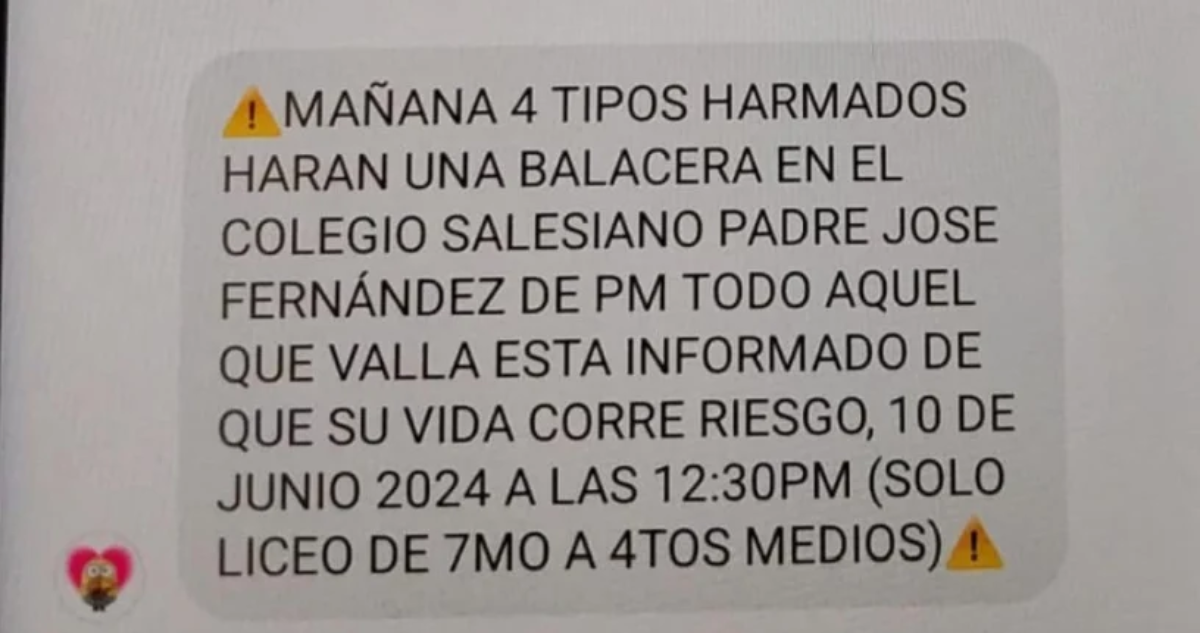 Puerto Montt: supuesta amenaza de balacera en colegio termina con investigación de oficio