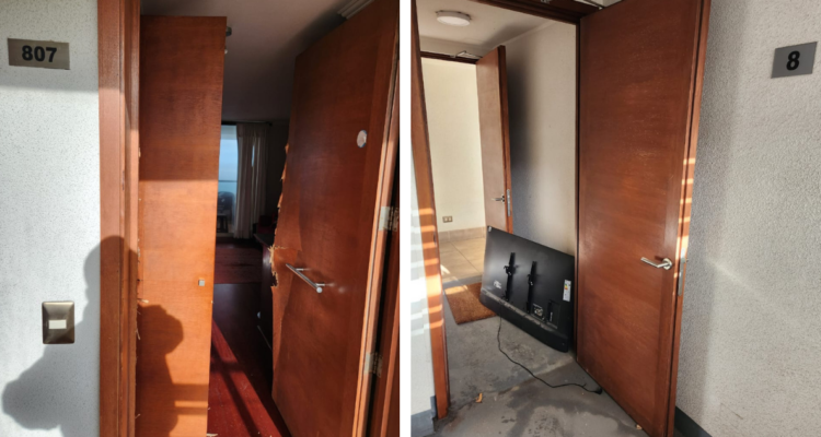 Denuncian robo en al menos 21 departamentos de socavado edificio Miramar en Reñaca