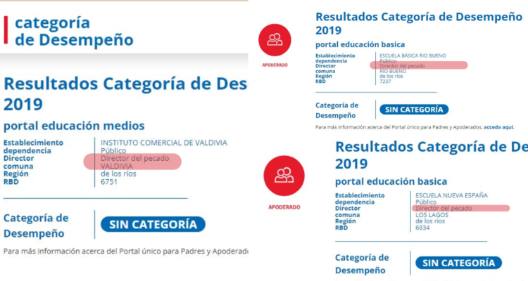 “Director del pecado”: presunto error cambió nombres de directores de colegio por particular frase