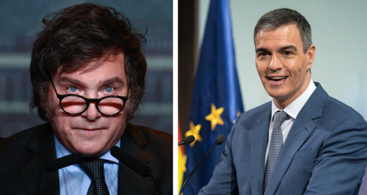 Milei vuelve a España después de su controvertida visita y no se reunirá con Sánchez: “Es un cobarde”