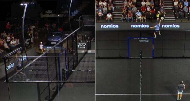 El puntazo de pádel de Miguel Lamperti