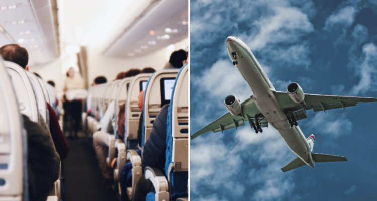 Pareja mantuvo relaciones en avión