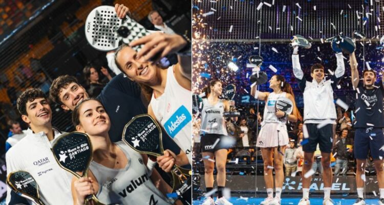 Premier Pádel Santiago tuvo emotiva jornada final en el Movistar Arena