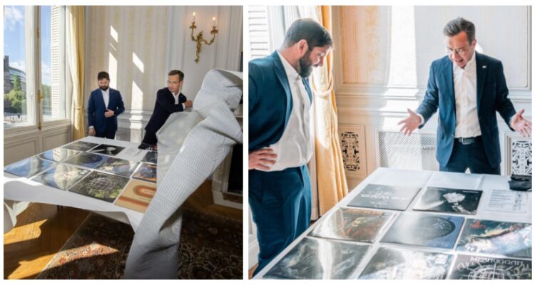 Primer ministro regaló a Boric colección de vinilos de metal sueco en gira por Europa: “Un gran fan”