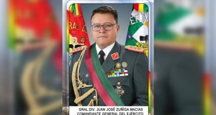 Quién es Juan José Zúñiga, el jefe del Ejército y Fuerzas Armadas (FF.AA) boliviano acusado de iniciar un golpe de Estado en Bolivia.