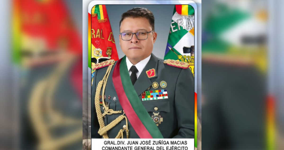 Quién es Juan José Zúñiga, el jefe del Ejército y Fuerzas Armadas (FF.AA) boliviano acusado de iniciar un golpe de Estado en Bolivia.