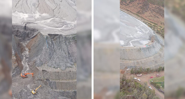 Seremi confirma falla en relave de minera Las Cenizas tras denuncia de contaminación en río La Ligua