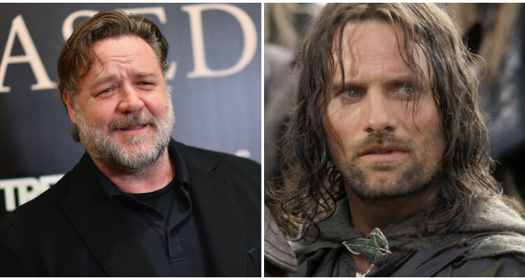 Russell Crowe y Viggo Mortensen como Aragorn
