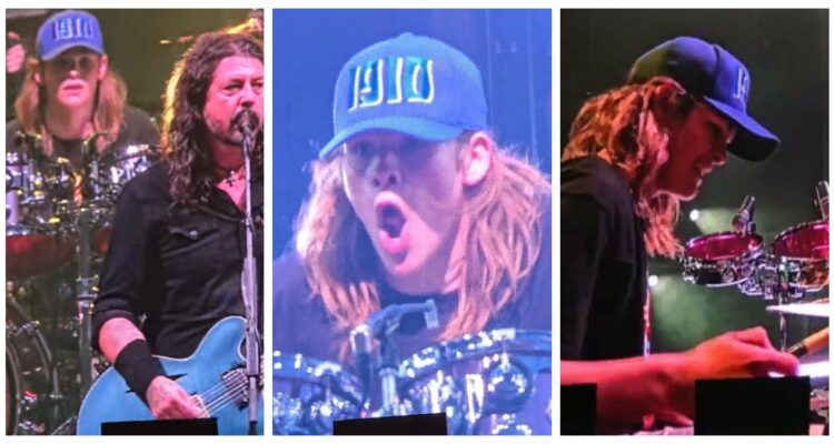 Shane, hijo de Taylor Hawkins, vuelve a impresionar al mundo en un show de Foo Fighters