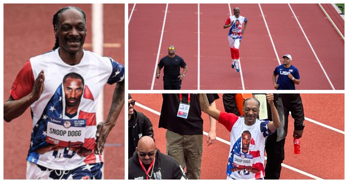 Snoop Dogg corre prueba de 200 metros planos a sus 52 años: rapero defendió su marca en la pista