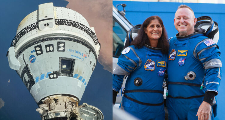 Cápsula y astronautas de Starliner