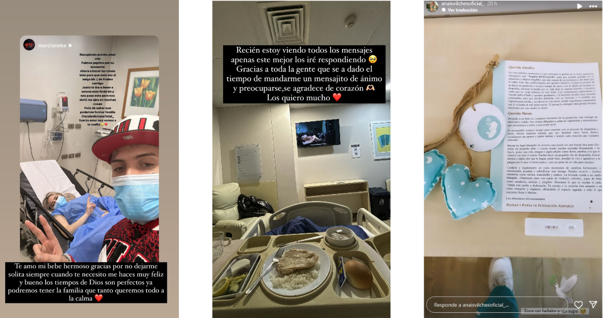 Stories de Anaís Vilches, pareja de Marcianeke