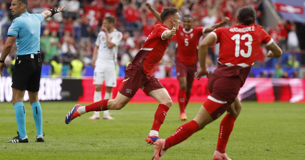 Suiza superó a Hungría en la Eurocopa 2024