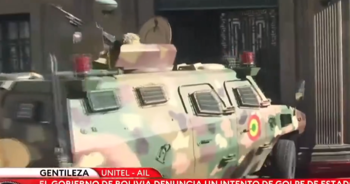 Tanqueta en Bolivia