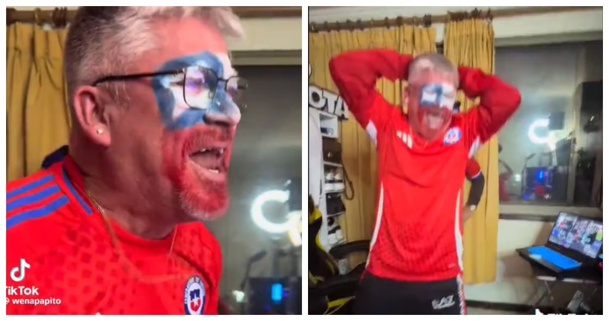 El Tiktoker chileno conocido como “WenaPapito” se volvió viral en Argentina por su furiosa reacción al gol de Lautaro Martínez