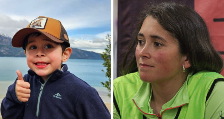 imagen de tomás ross y su madre, camila gómez