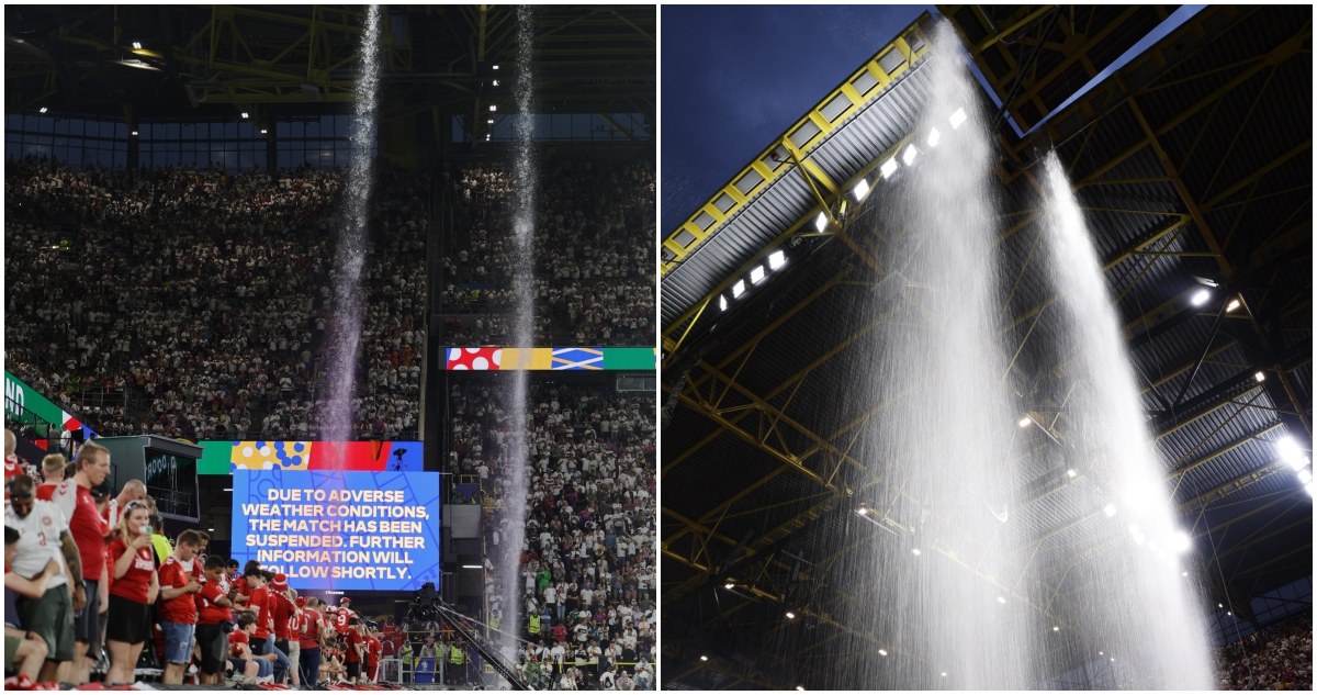 Lluvia en Eurocopa