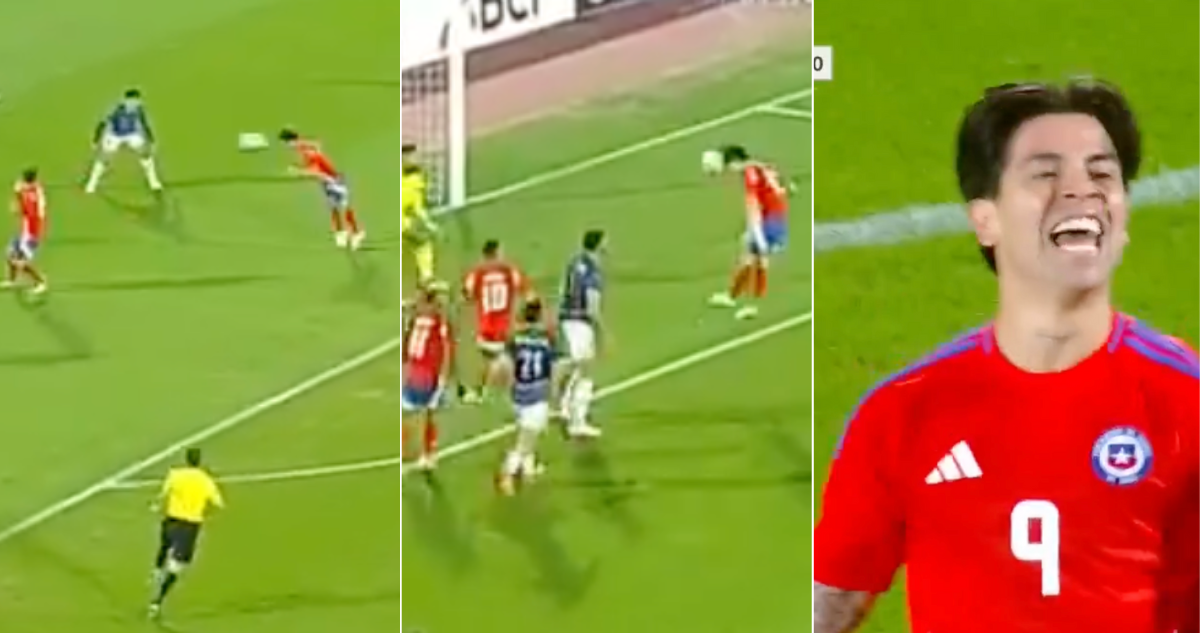 El doblete de Víctor Dávila ante Paraguay en favor de La Roja.