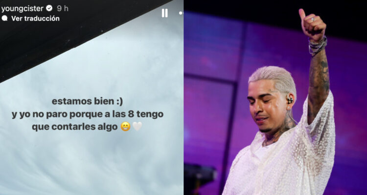 Young Cister reaparece en redes tras encerrona y anuncia nueva música: “Estamos bien y yo no paro”