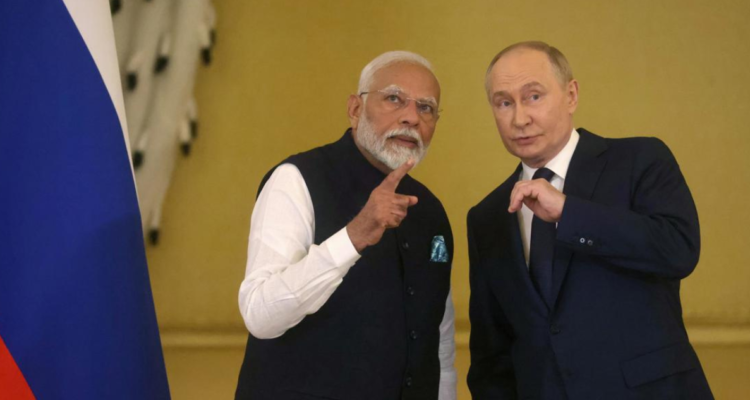 Primer ministro de India en encuentro con Putin en Rusia