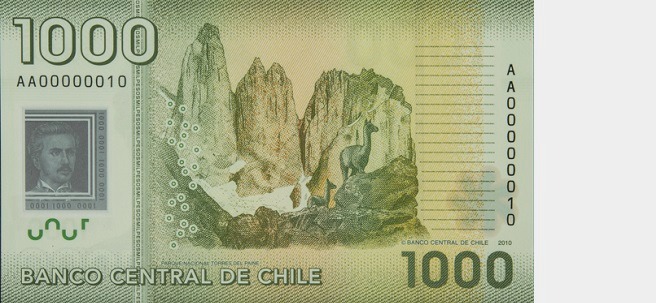 Cómo es el billete chileno de 1.000 pesos, qué personaje tiene y qué hay en su reverso.