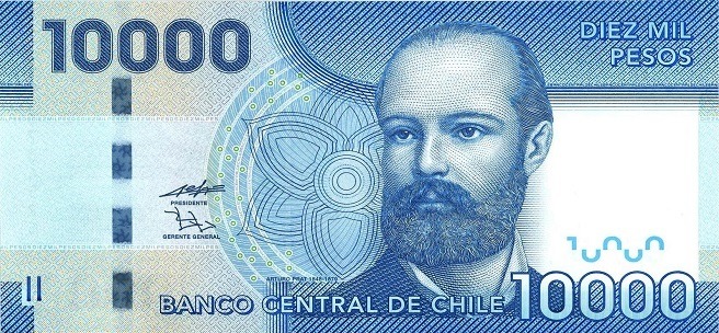 Cómo es el billete chileno de 10.000 pesos, qué personaje tiene y qué hay en su reverso.