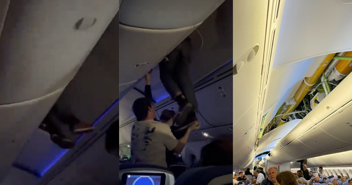 el terror que vivieron pasajeros de avión que aterrizó de emergencia en Brasil