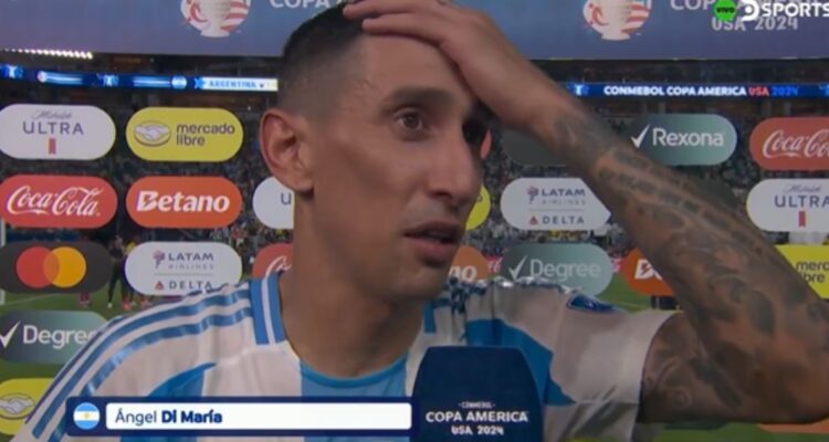 Angel Dí María y su emotivo adiós a la selección de Argentina tras título de Copa América