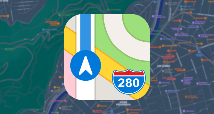 Imagen con logo de Apple Maps.