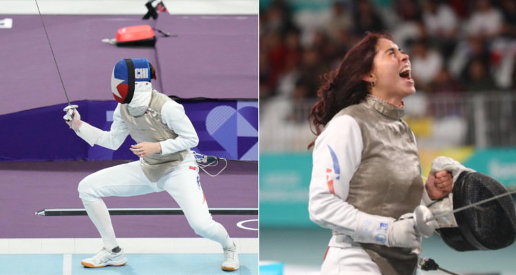 Arantza Inostroza cayó en su debut olímpico en Esgrima en París 2024.