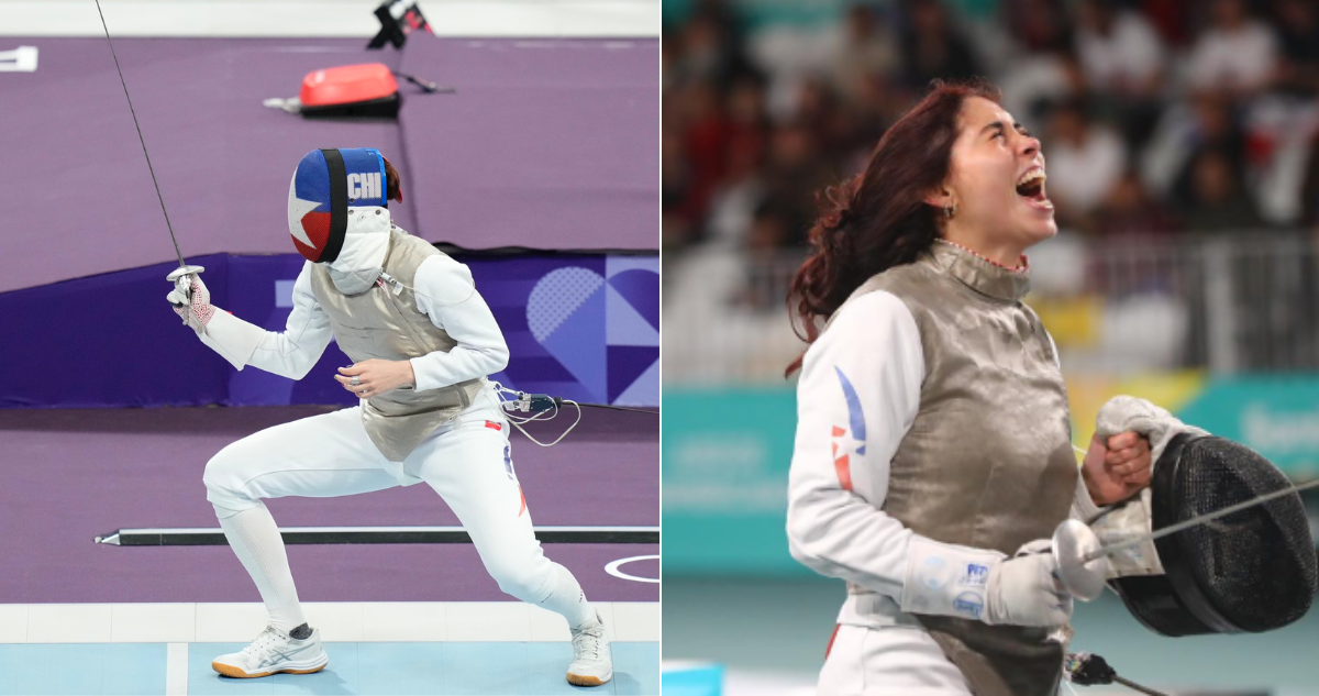 Arantza Inostroza cayó en su debut olímpico en Esgrima en París 2024.