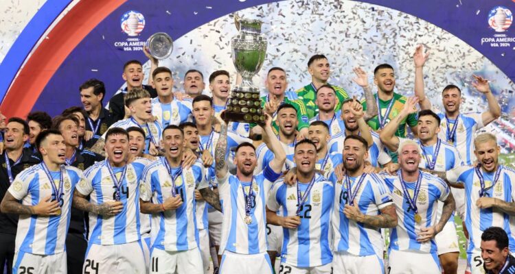 Argentina, campeón de la Copa américa tras vencer a Colombia en el alargue
