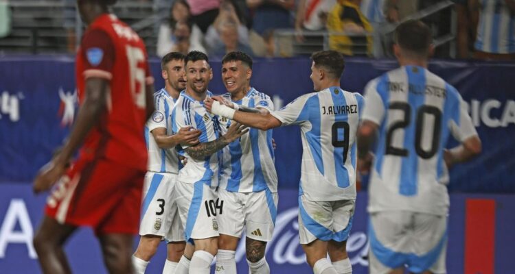 Argentina venció a Canadá con goles de Julián Álvarez y Lionel Messi: albiceleste finalista de Copa América