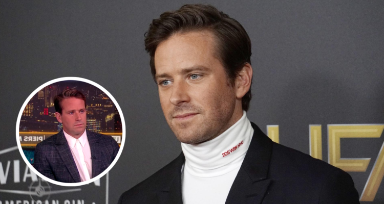 Armie Hammer en referencia a entrevista donde habló de acusaciones de canibalismo