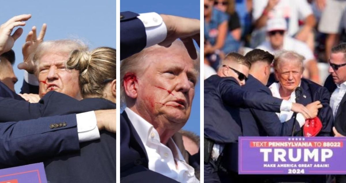 Imágenes y video del ataque a Donald Trump