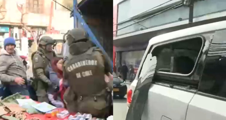 “Me tuve que meter a un local”: reportan violento ataque contra equipo de Canal 13 en San Bernardo