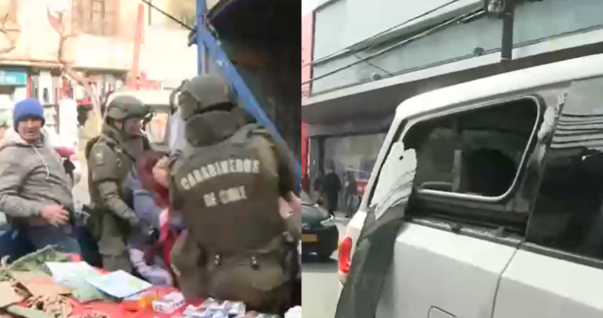 “Me tuve que meter a un local”: reportan violento ataque contra equipo de Canal 13 en San Bernardo