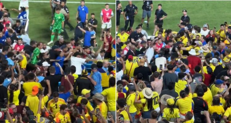 AUF defendió a sus jugadores tras escándalo con hinchas de Colombia en la Copa América 2024