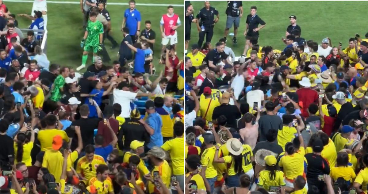 AUF defendió a sus jugadores tras escándalo con hinchas de Colombia en la Copa América 2024