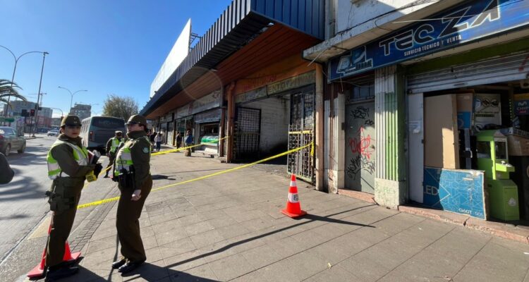 Baleado en la cabeza en pleno centro de Concepción