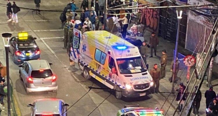 Baleado por carabineros en Valparaíso